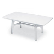 Tavolo in resina bianco 180x95 cm. PRESIDENT 1800