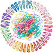 140 pezzi di spille per capelli, per bambine, accessori per capelli lisci, spille per capelli resistenti con punti, elastici delicati, spille per capelli per bambini, spille per capelli colorate per bambine e ragazze (macaron)