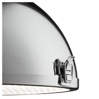 Sospensione Contemporanea Louisiana Acciaio Cromo Policarbonato 1 Luce E27