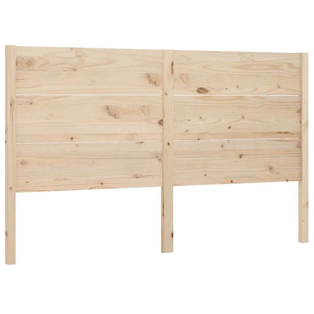 Testiera per Letto 166x4x100 cm in Legno Massello di Pino 818730