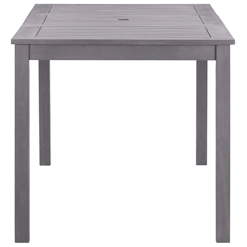 Tavolo da Giardino Grigio Slavato 140x80x74 cm in Legno Acacia 311849