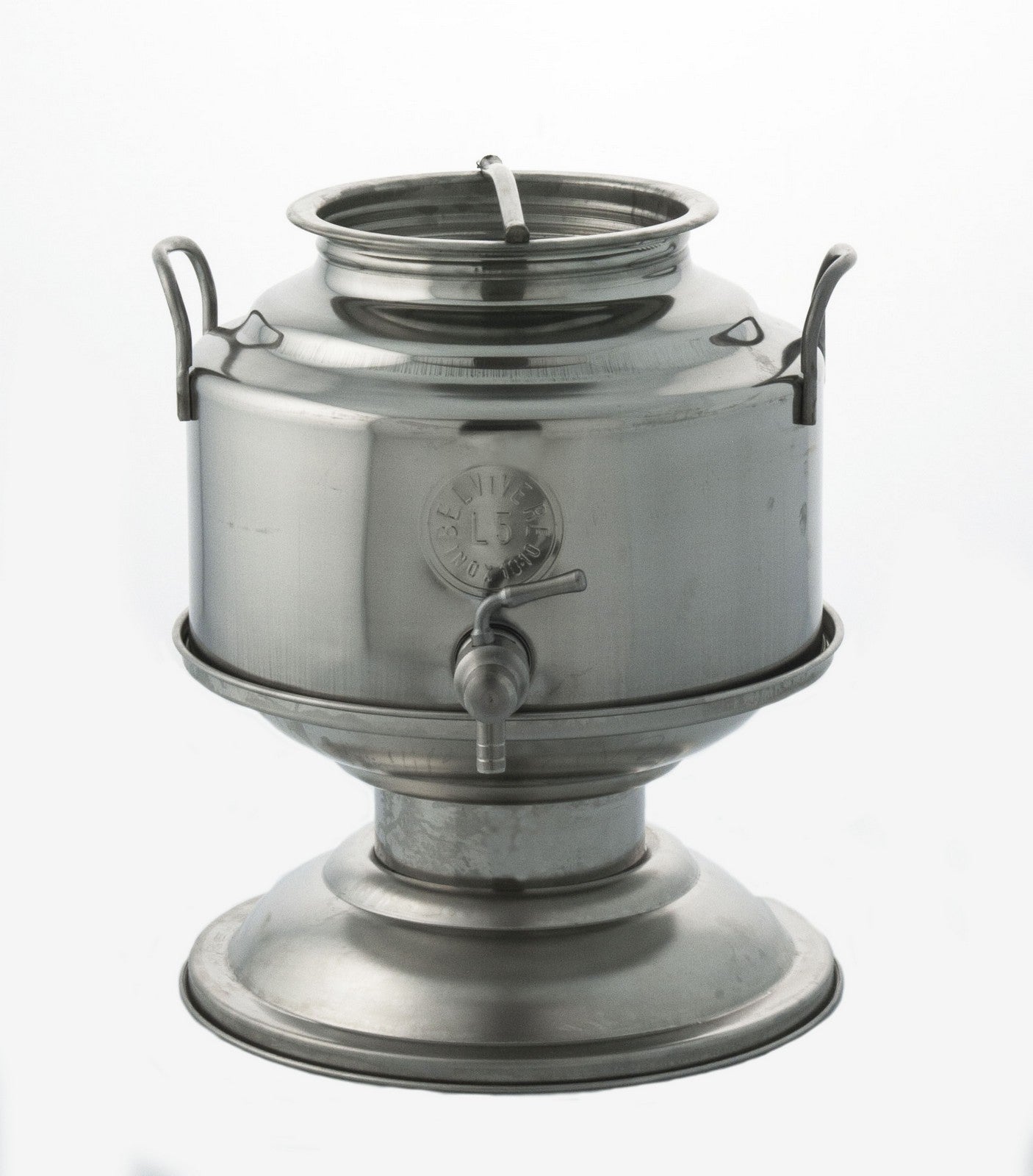 contenitore acciaio inox lt.5 con piede inox cod:ferx.22989