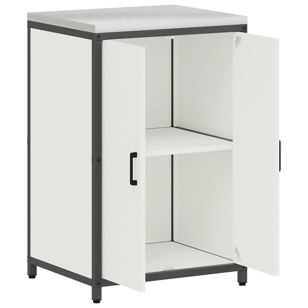 Stoccaggio in cucina con porta Bianco 60 x 50 x 92 cm Acciaio