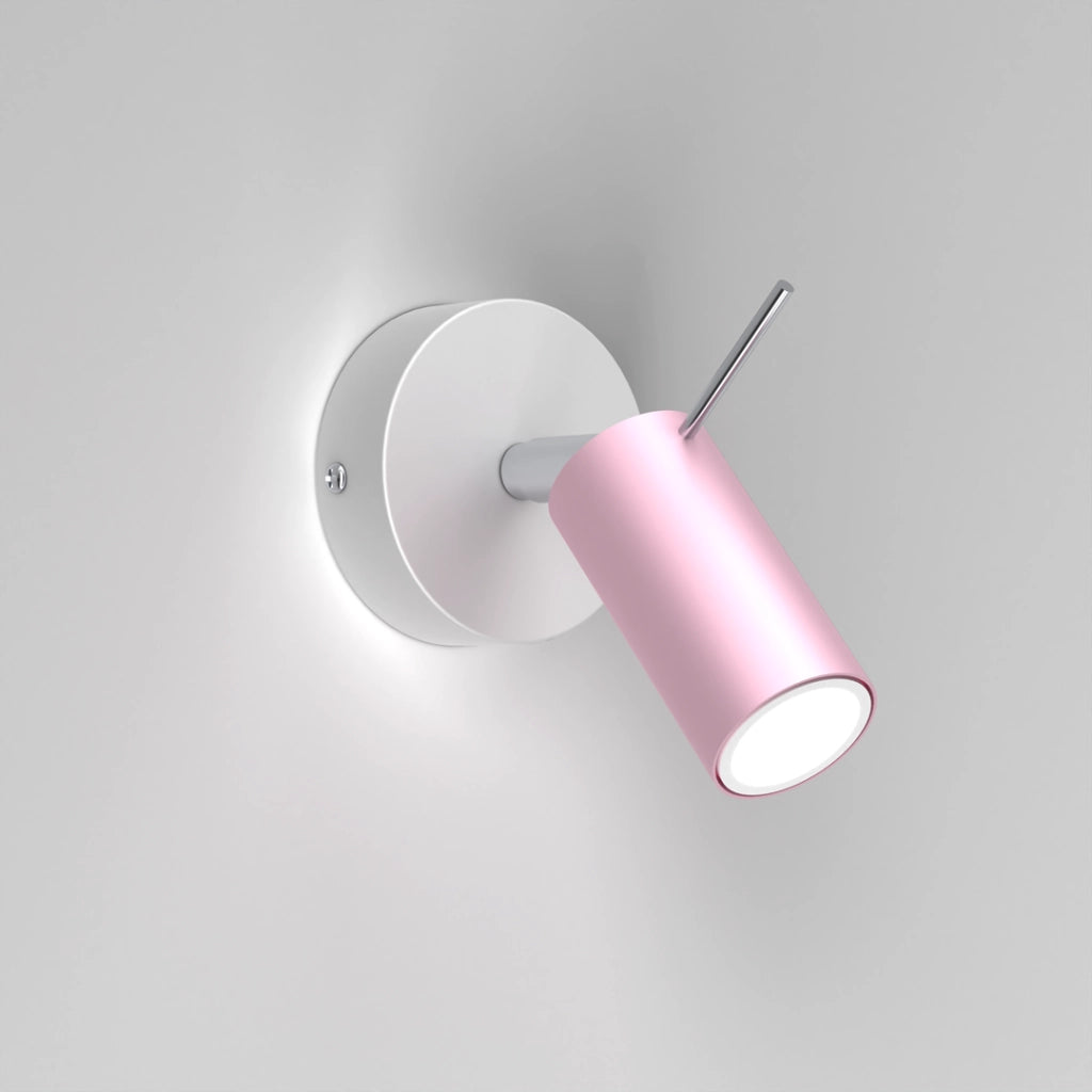 Applique Milagro PRESTON 1xGU10 40W bianco rosa cromo