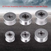 Accessori per stampante 3D 5 pezzi - Piastra distributrice in alluminio - 3 mm / 5 mm Chiave a sega - 16/20 dentata o senza denti - Raggio di curvatura 6 mm / 10 mm - W6 mm 20 T foratura 3 stadi.