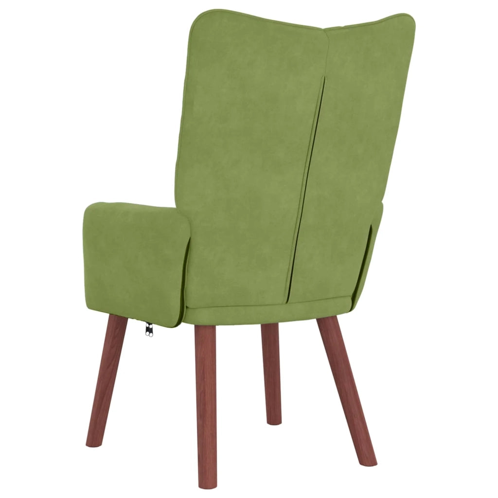 poltrona Verde chiaro 63 x 67 x 94 cm Velluto 42001817