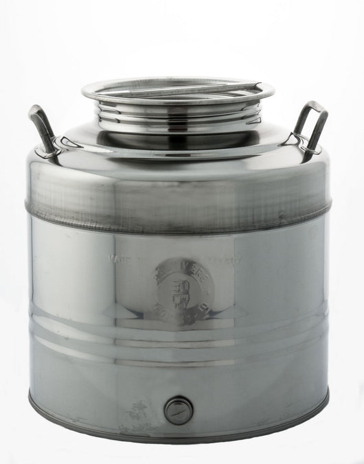 contenitore acciaio inox x olio lt.30 cod:ferx.22991