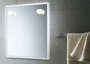 gedy 8001 specchio con luci 55x60 cm bianco cod:ferx.22993