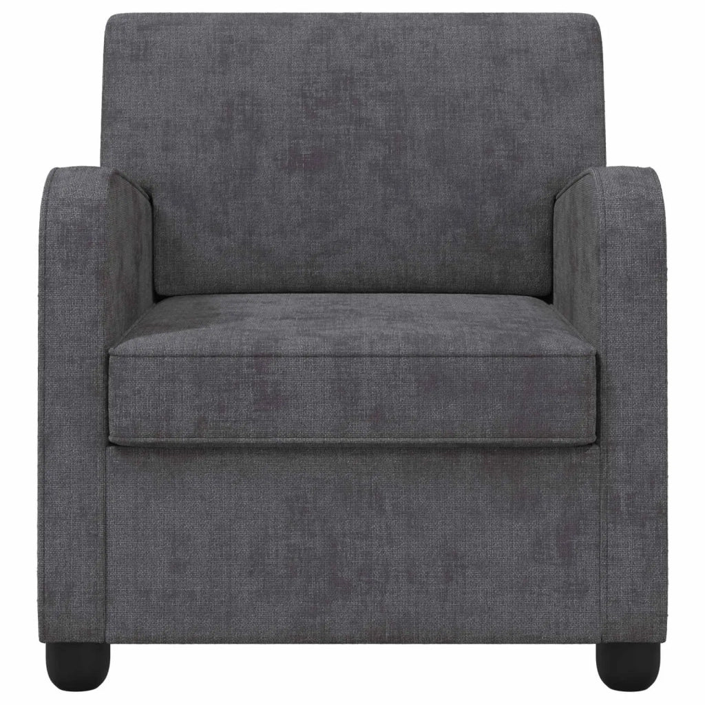 Poltrona Grigio Scuro Chenille 42043444