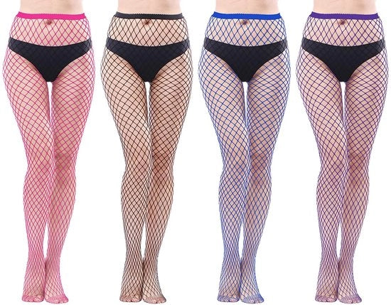 Set di Calze a Compressione - 4 Paia - Cotone - Ademendente - Alta Caviglia - Multicolore - Effetto Modellante