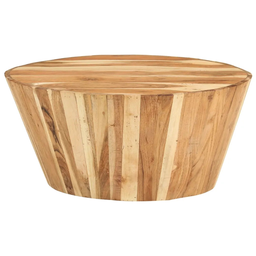 Tavolino da Salotto 65x31 cm in Legno Massello di Acacia cod mxl 63238