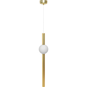 Lampada Da Soffitto Pensile Lungo Led Bianco Oro App475-cp
