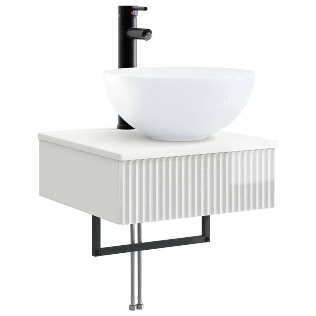 Lavabo da Parete Bianco Lucido 40 x 41 x 40,5 cm CFW2195212