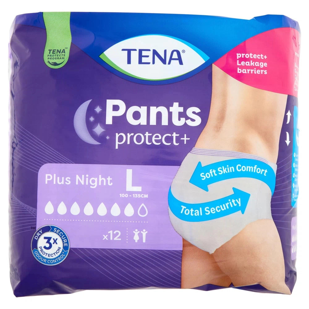 TENA LADY PANTS PROTECT +  IN TAGLIA  L CONFEZIONE DA 12 PEZZI