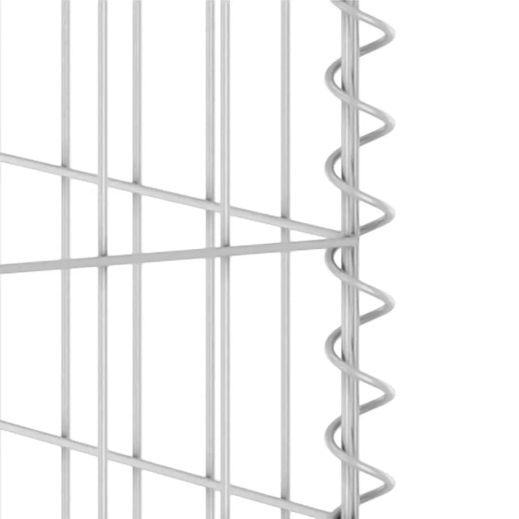 Gabbione per Bidoni in Acciaio Zincato 254x100x110 cm CFW6352575
