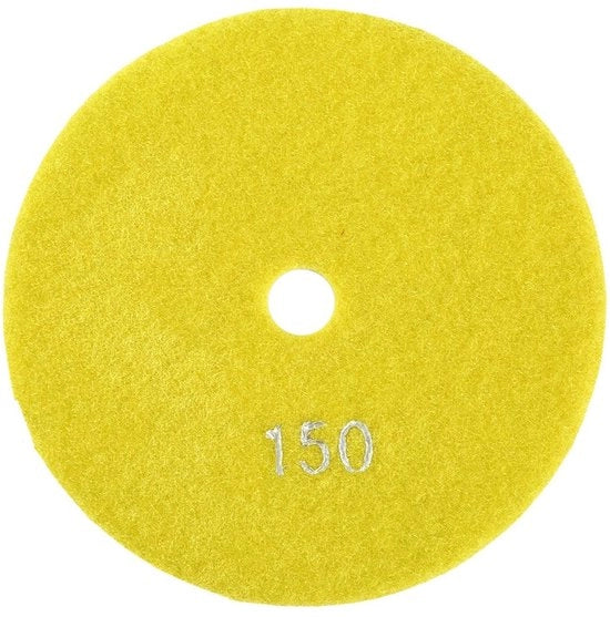 Sfere di abrasione 125mm - Sfere per Granito/Marmo/Beton - Alta Efficienza - Duratura - Set di abrasivi - Grana 50/150/300/500/1000/2000/3000