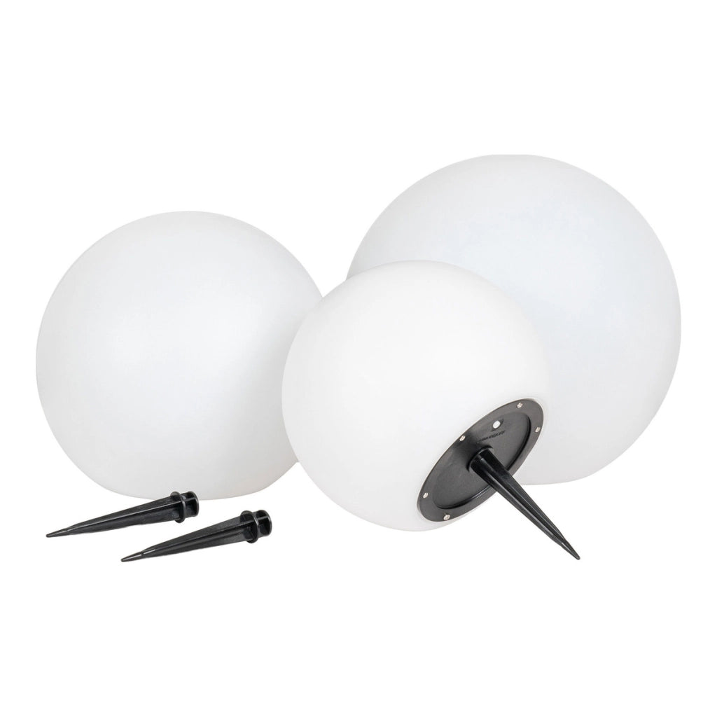 Lampada da Esterno Ricaricabile Lifton, Bianco, Plastica, 20x20x20 cm