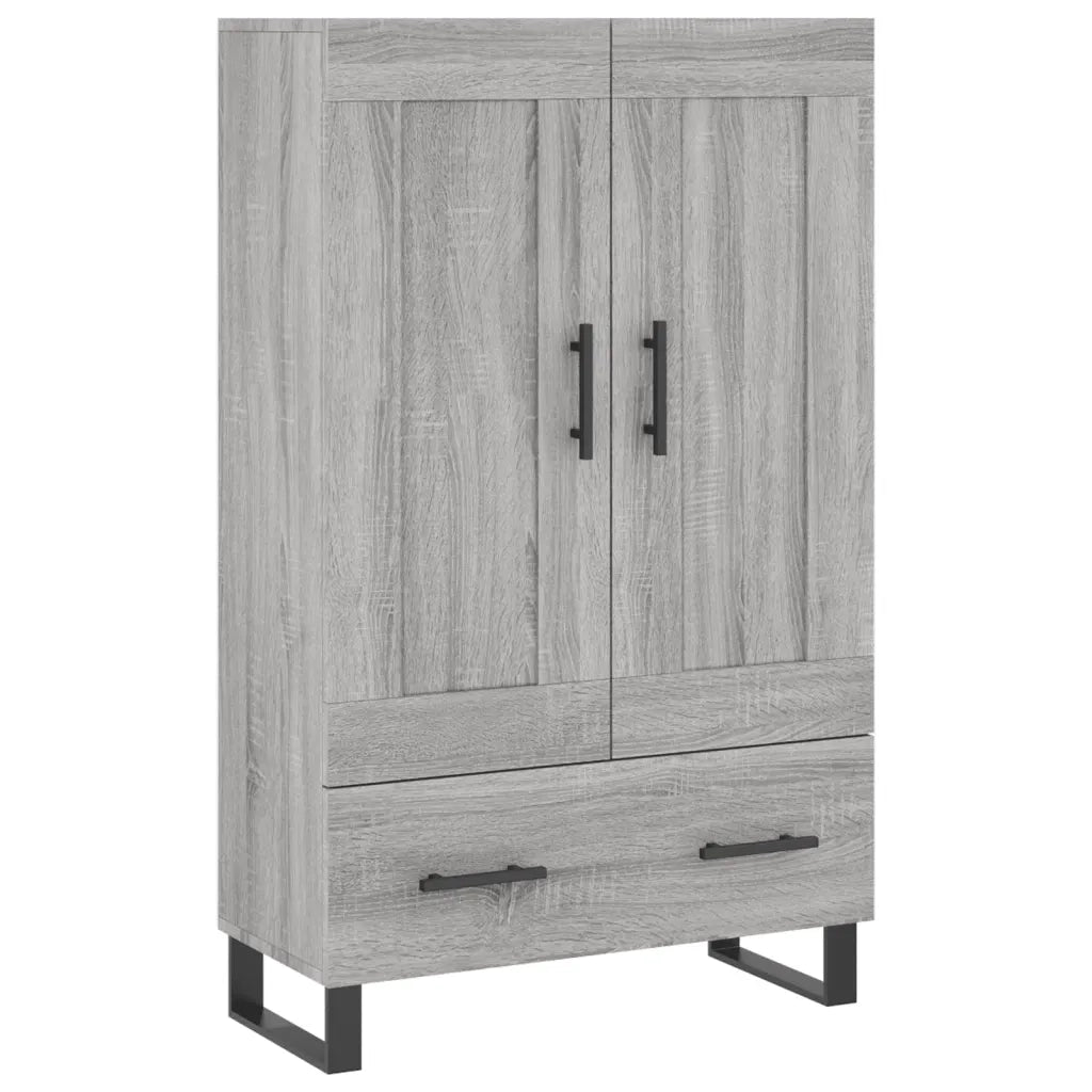 vidaXL Credenza Grigio Sonoma 69,5x31x115 cm in Legno Multistrato
