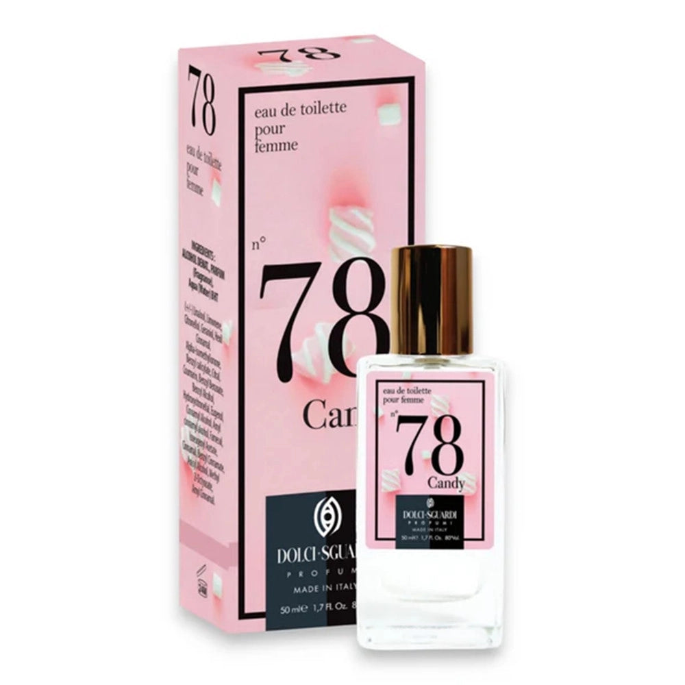 Trade Shop - Profumo Corpo Eau De Toilette Da Donna N°78 Candy Da 50 Ml Fragranza Dolce Gourmand 015150 -