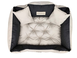 AIO FACTORY 100x75 cm KINGDOG Cuccia per cani impermeabile personalizzabile Beige