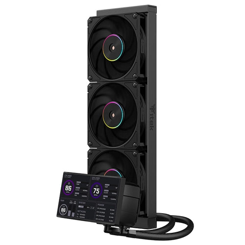 itek THERMORA 50B Processore Raffreddatore di liquidi tutto in uno 12 cm Nero