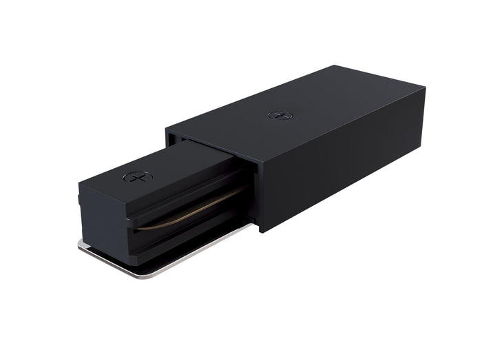 Connettore di Fine Corsa per Sistemmi Illuminazione a Binario Monofase Nero