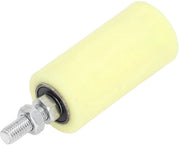 Guida di guida scorrevole a rotelle resistente allo sfregamento - Costruzione robusta - Versione pesante - Adatta a tutte le porte scorrevoli - Struttura stabile - Filo M12 - Rotelle per porte scorrevoli