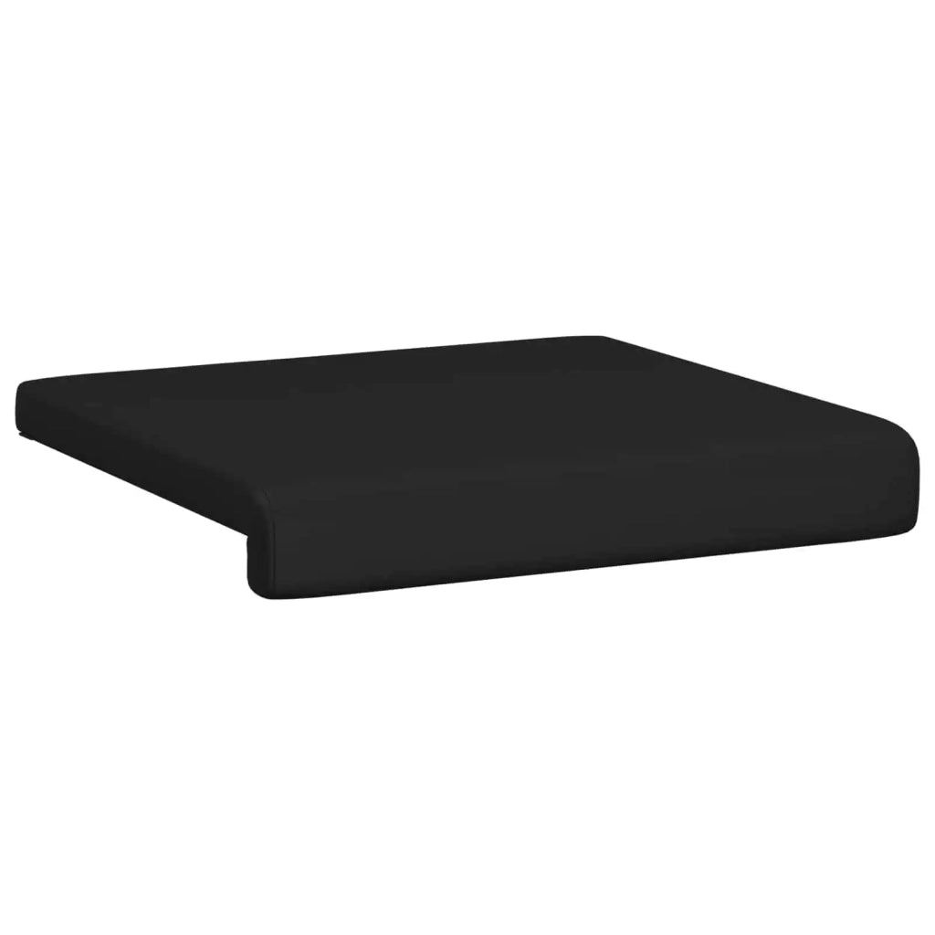 Cuscino per panchina 4 pcs Similpelle Nero Profondità 35 cm 42043117