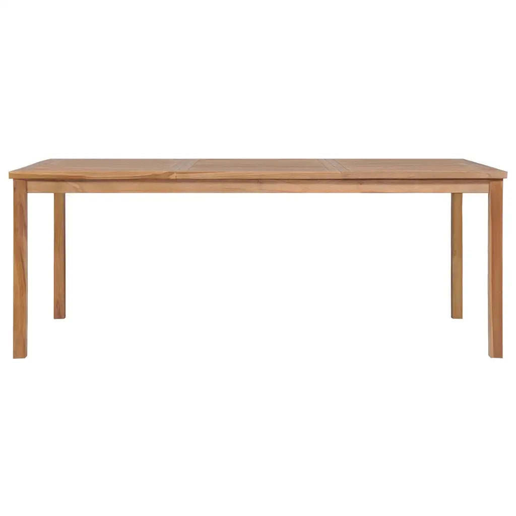 Tavolo da Giardino | Tavolino da esterno 200x100x77 cm in Legno Massello di Teak