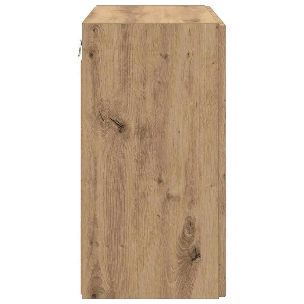 Mobile TV da parete Rovere artigianale 59,5 x 31 x 60 cm 892358