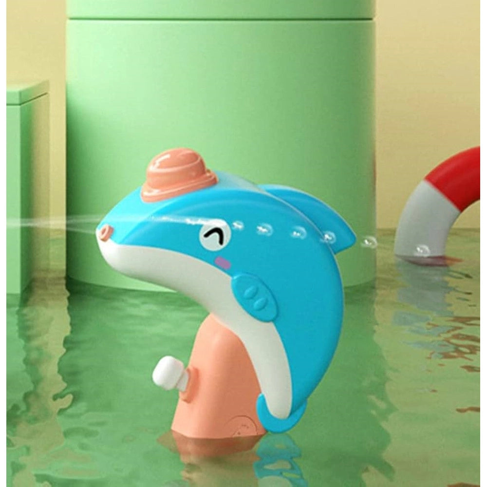 Trade Shop - Pistola Ad Acqua A Forma Di Delfino 32 Cm Piccola Giocattolo Estivo Per Bambini 6738060 -