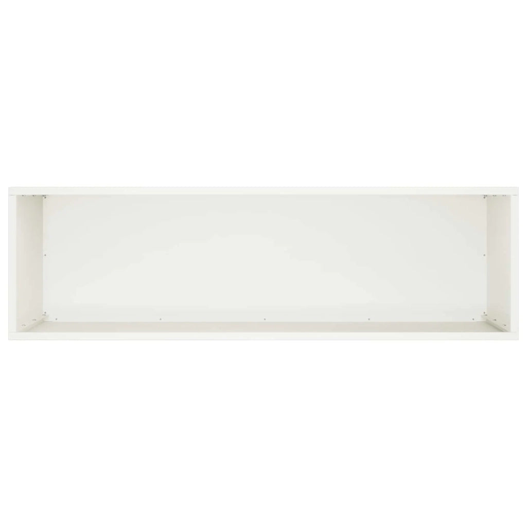 Vaso da giardino 2 pz Bianco 100 x 30 x 50 cm 8005627