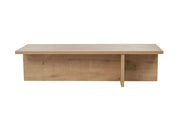 Tavolino da caffè in legno "Harbor" - 120 x 45 x 30 cm - Rovere Zaffiro