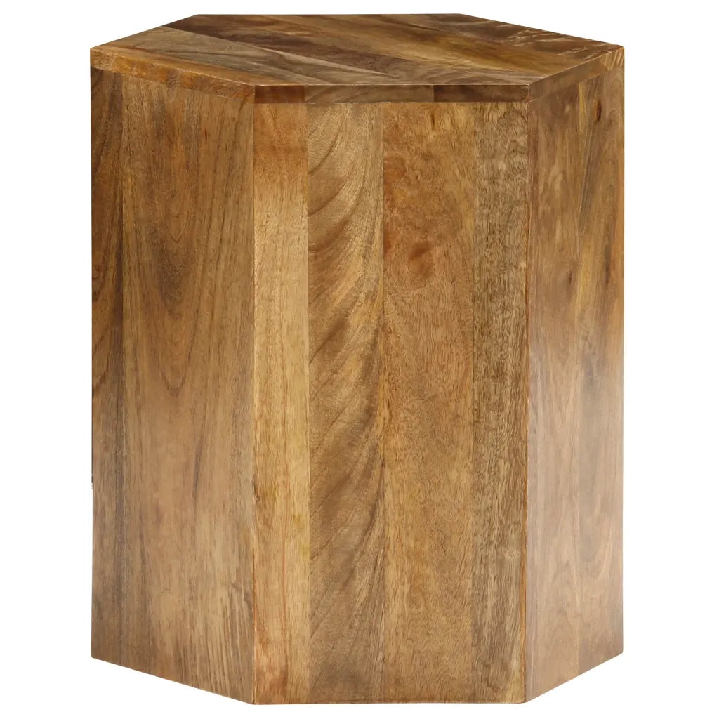 Set Tavolini da Salotto 3 pz in Legno Massello di Mango