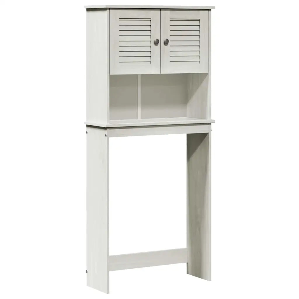 vidaXL Armadio per Lavatrice con porta VIGO Bianco 72.5 x 27 x 161 cm