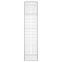 Cesto a Gabbione a Torre 40x40x180 cm in Ferro 151264