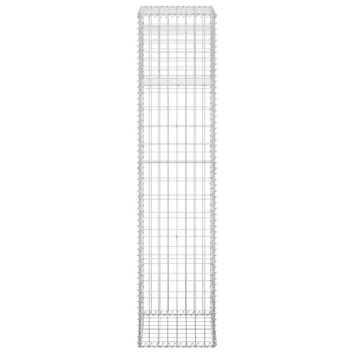 Cesto a Gabbione a Torre 40x40x180 cm in Ferro 151264