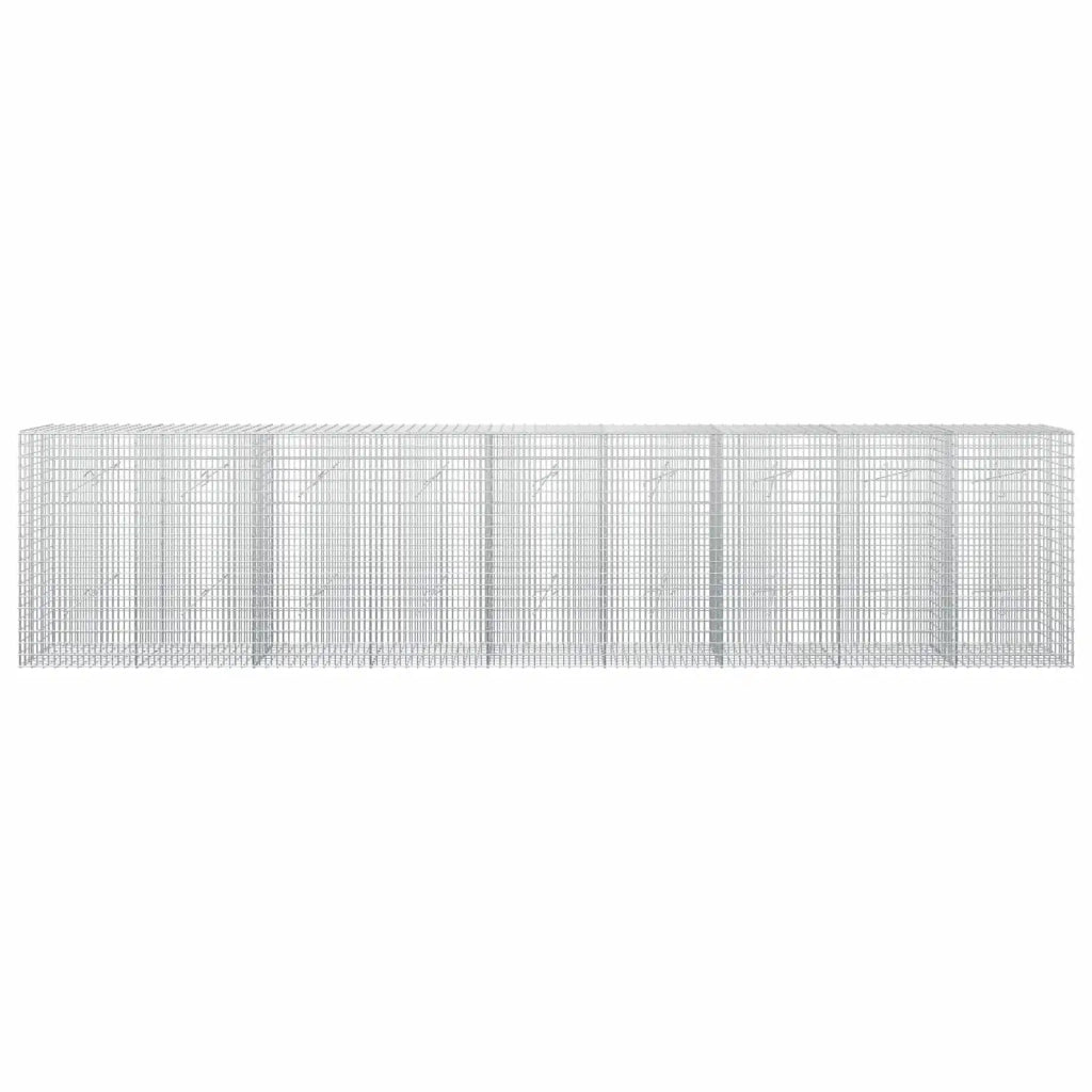 Gabione con Filo da 3,5 mm e Rete da 5x2,5 cm 450x20x100 cm 3461667