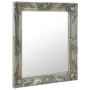 Specchio da Parete Stile Barocco 50x60 cm Argento cod mxl 42453