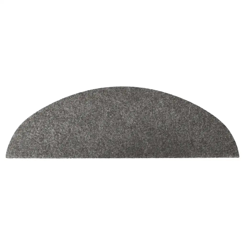 Tappetini Autoadesivi per Scale 10pz Grigi 56x17x3 cm 355256