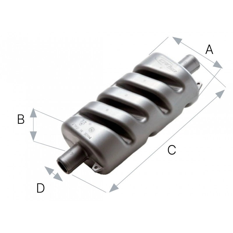 SILENZIATORE Ø MM.45