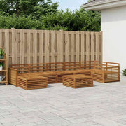 Set di divani da esterno 8 pz Naturale 3383657
