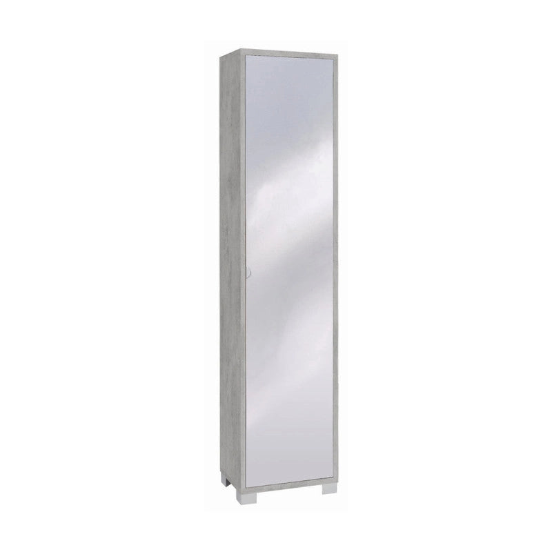 Colonna 1 Anta Specchio Kit Cemento cm 43x29x190h - Sarmog