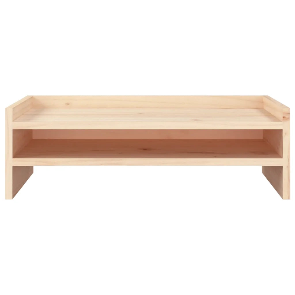Supporto per Monitor 50x24x16 cm in Legno Massello di Pino 813984