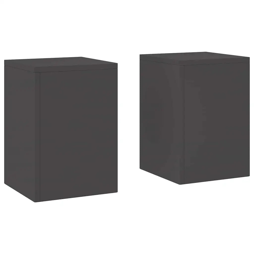 Supporto per piante 2 pcs Nero 24 x 24 x 35 cm Acciaio 865806