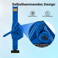 Argano in acciaio 3000 kg Argano a cremagliera Altezza 725 mm Altezza di sollevamento 350 mm