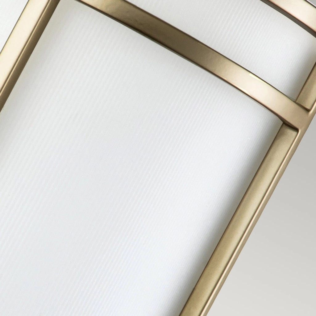 Applique Feiss Fusion ottone naturale vetro opale E27