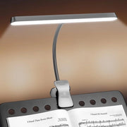 57 lampadine LED super luminose per pianoforte, luci per musicista, 3 colori e 5 livelli di luminosità, ricaricabile via USB-C, fino a 140 ore, ideale per pianoforte, musica da tastiera e chitarra (grigio)