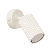 Applique beige moderna orientabile con interruttore GU10 Pure Lume
