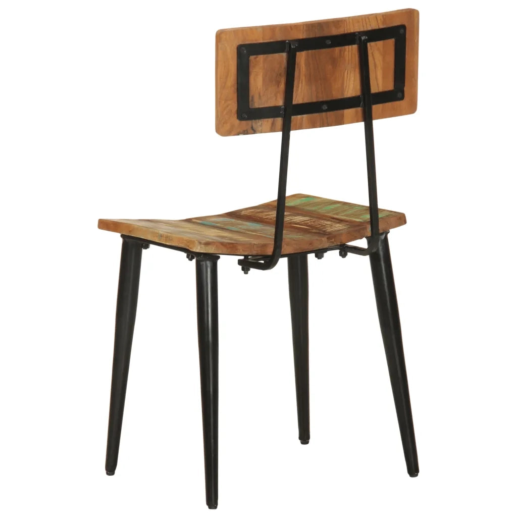 Sedie da Pranzo 2 pz in Legno Massello di Recupero  cod mxl 30168